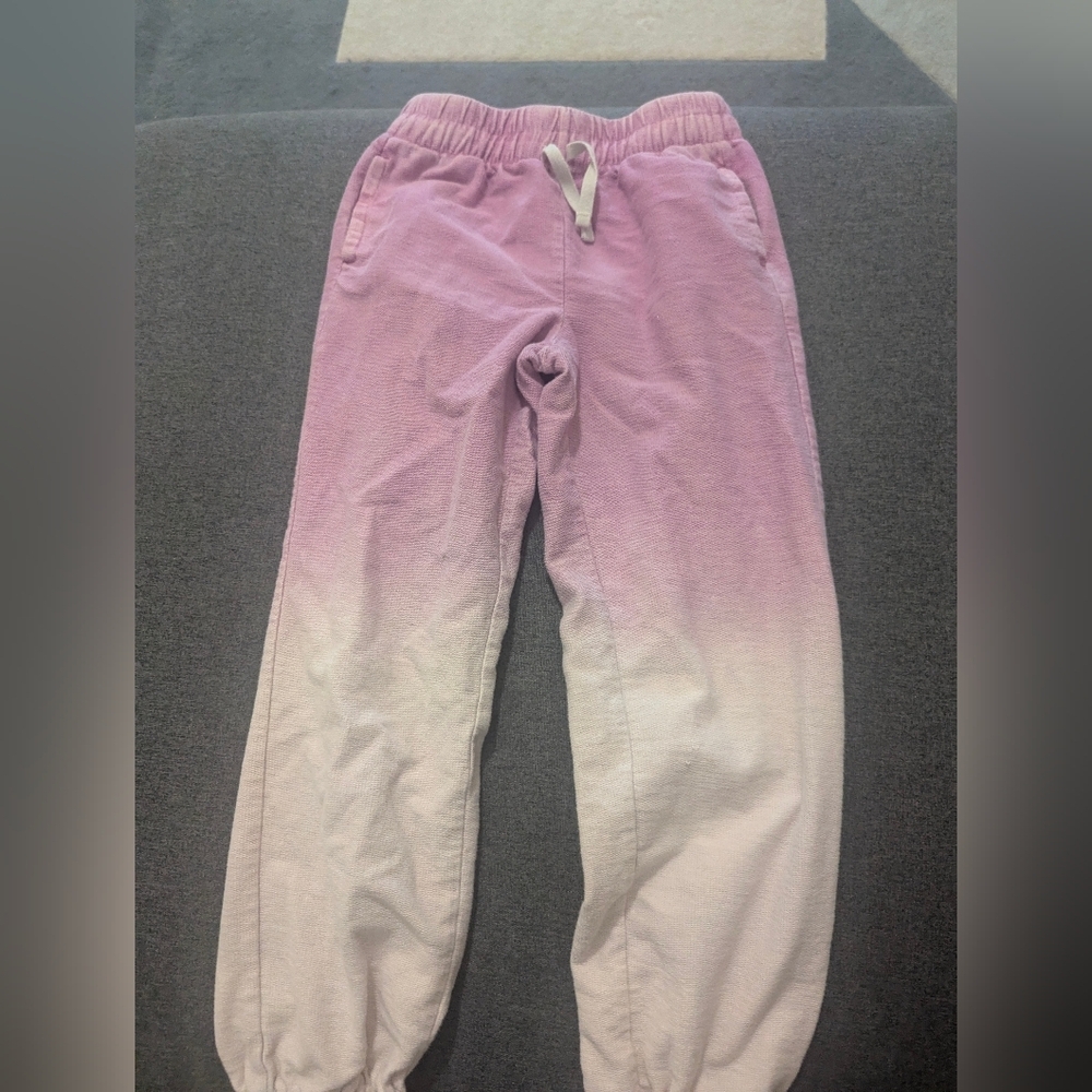 Tea Collection Pink to White Ombre Joggers
